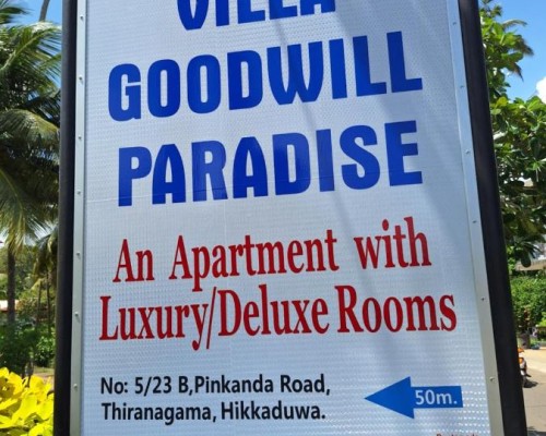 Villa Goodwill Paradise 2* — Хиккадува, Шри-Ланка
