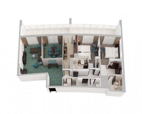 Flora Creek Deluxe Hotel Apartments 4* — апартаменты в Дейре, Дубай