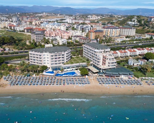Aska Just In Beach 5* в Аланье: первая линия, всё включено, аквапарк