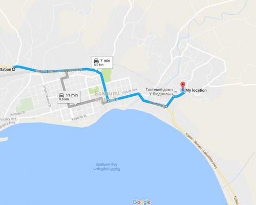 Homestay Hozyaivami в Сухуме — гостевой дом у моря