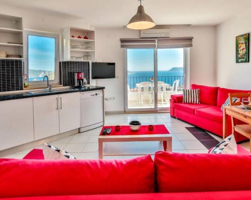 Kas Inn Kirmizi Apart в Каше: апартаменты с панорамным видом