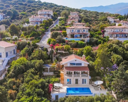 Villa Leucosia в Каше — вилла с бассейном и барбекю