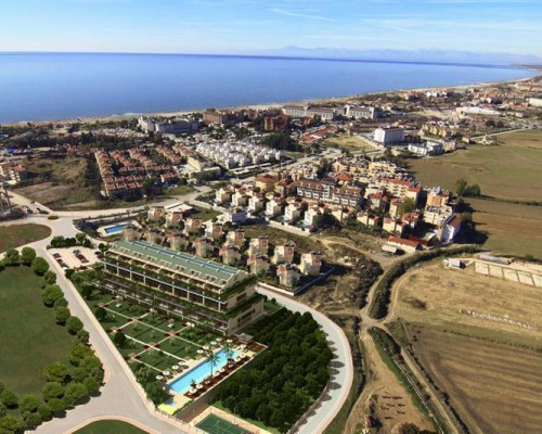 Apartment Babylon Sitesi, Сиде: апартаменты с бассейном и спортом