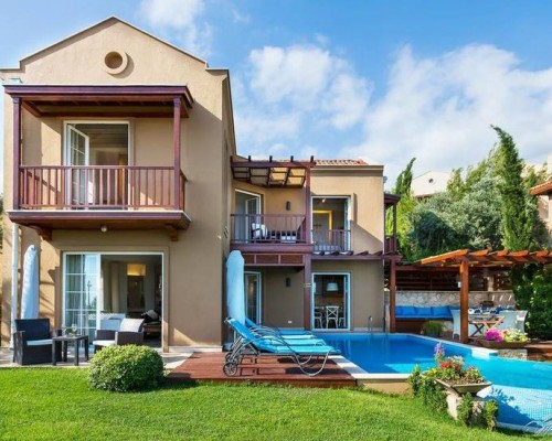 Villa Nazar в Калкане: вилла с бассейном и барбекю