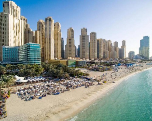 Hilton Dubai Jumeirah Beach 5* — пляжный отель в Дубае
