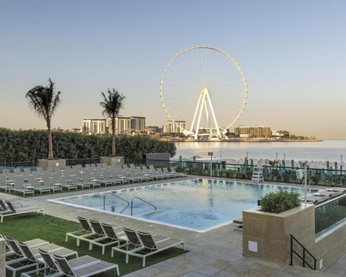 Hilton Dubai Jumeirah Beach 5* — пляжный отель в Дубае