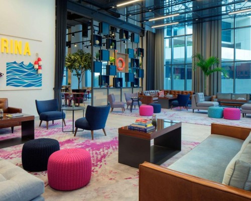 Rove Dubai Marina 3* — отель в Дубай-Марине, ОАЭ