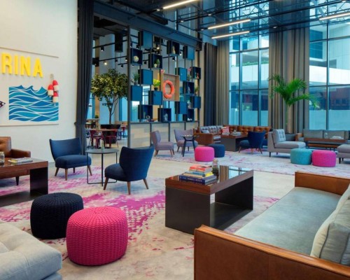 Rove Dubai Marina 3* — отель в Дубай-Марине, ОАЭ