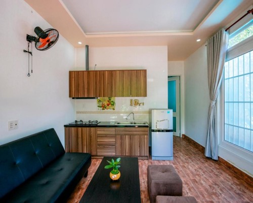 Lotus Apartment, Фукуок: апартаменты с кухней и бассейном