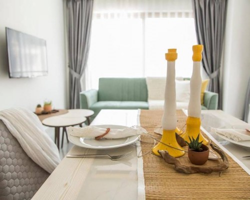 Cherry Suite в Калкане: апартаменты с завтраком и дайвингом