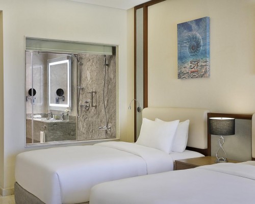 Hilton Hurghada Plaza 5* в Хургаде: пляж в 50 метрах
